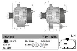 GENERATOR DAN1086 FOR ALFA ROMEO PEUGEOT FIAT FIORINO/Box/Body/MPV TIPO 500/X