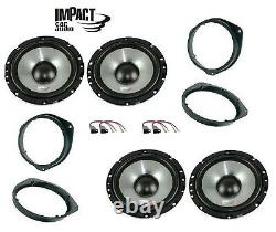 Impact Kit 4 Casse Fiat Tipo 500x 500l Alfa Romeo Giulietta Lancia Y Conn/supp