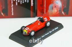 Kyosho 1/64 Alfa Romeo Gran Premio Tipo 159 Alfetta 22 Mini Car Collection 3