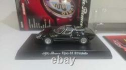 Kyosho 1/64 Alfa Romeo Mini Car Collection 2 Tipo 33 Stradale Black