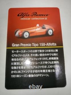 Kyosho 1/64 Alfa Romeo Mini Car Collection Iii 3 Gran Premio Tipo 159-Alfetta