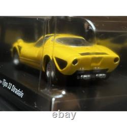 Kyosho 1/64 Alfa Romeo Minicar 2 Tipo 33 Stradare Yellow