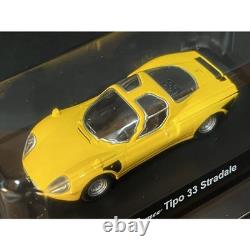 Kyosho 1/64 Alfa Romeo Minicar 2 Tipo 33 Stradare Yellow