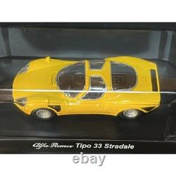 Kyosho 1/64 Alfa Romeo Minicar 2 Tipo 33 Stradare Yellow