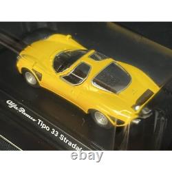 Kyosho 1/64 Alfa Romeo Minicar 2 Tipo 33 Stradare Yellow