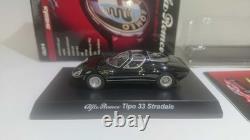 Kyosho 1/64 Alfa Romeo Minicar Collection 2 Tipo 33 Stradale Black