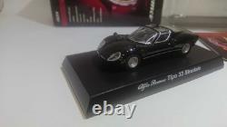 Kyosho 1/64 Alfa Romeo Minicar Collection 2 Tipo 33 Stradale Black