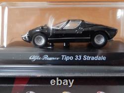 Kyosho 1/64 Alfa Romeo Minicar Series Tipo 33 Stradale Black Circle K Sunkus