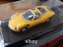 Kyosho 1/64 Alfa Romeo Minicar Series Tipo 33 Stradale Yellow Circle K Sunkus