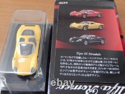 Kyosho 1/64 Alfa Romeo Minicar Series Tipo 33 Stradale Yellow Circle K Sunkus