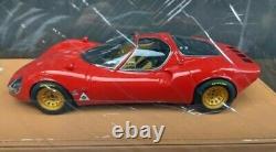 MC181G DMH Classic Racing 118 Alfa Romeo Tipo 33 Stradale early Rosso Red Wheel