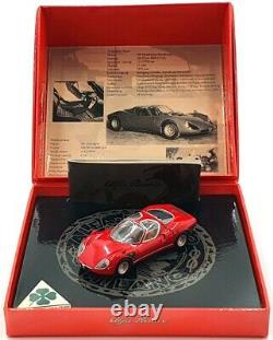 Minichamps 1/43 Scale 436 120920 1968 Alfa Romeo Tipo 33 Stradale Red