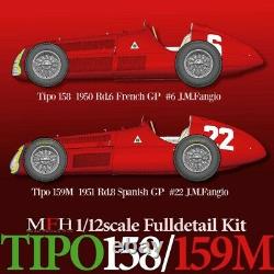 Model Factory Hiro K520 Ver. B 112 Alfa Romeo Tipo159M Fulldetail Kit