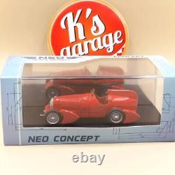 Neo 1/43 Alfa Romeo Tipo Red P3 Aerodinamica 1934 Resin 46295