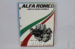 Original Alfa Romeo Parts Accessories Catalog Tipo 33 Motore