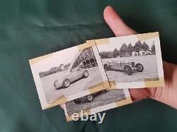 Rare 3 photos 1941 Alfa Romeo P2 Tipo A 158 Alfetta Nuvolari Ascari Enzo Ferrari