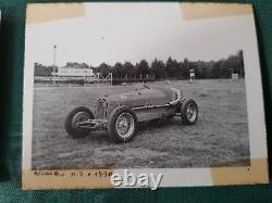 Rare 3 photos 1941 Alfa Romeo P2 Tipo A 158 Alfetta Nuvolari Ascari Enzo Ferrari