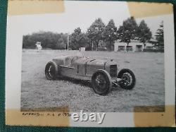 Rare 3 photos 1941 Alfa Romeo P2 Tipo A 158 Alfetta Nuvolari Ascari Enzo Ferrari