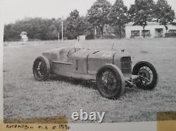 Rare 3 photos 1941 Alfa Romeo P2 Tipo A 158 Alfetta Nuvolari Ascari Enzo Ferrari