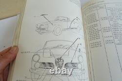 Spare parts catalog Alfa Romeo 2600 spider sprint sedan