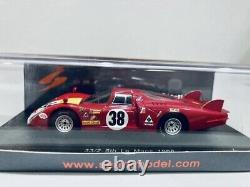 Spark 1/43 Alfa Romeo Tipo 33/2 #38 C. Facetti-S. Dini 5th Le Mans 1968