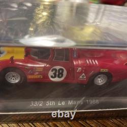 Spark 1/43 Alfa Romeo Tipo 33/2 #38 Red Le Mans 24h 1968 5th Place Model