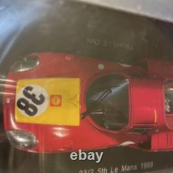 Spark 1/43 Alfa Romeo Tipo 33/2 #38 Red Le Mans 24h 1968 5th Place Model