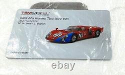 True Scale Miniatures TSM 1/18 Scale TSM151805R 1968 Alfa Romeo Tipo 33/2 #23