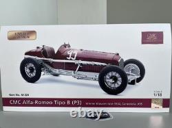 1/18 CMC Alfa Romeo Tipo B (p3) Vainqueur de la course de Klausen 1932, Caracciola #95