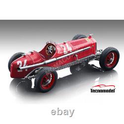 1/18 Tecnomodel Alfa Romeo P3 Tipo B N° 24 Tazio Nuvolari Gp Italie 1932 1er