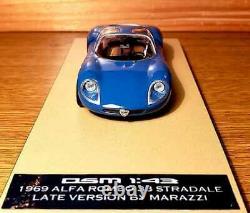 1/43 Dsm Alfa Romeo Tipo 33/2 Stradale Vintage