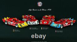 1/43 Paquet Truescale Models Tsm Alfa Romeo Tipo 33/3 Voiture #35 36 37 38 Le Mans