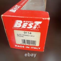 1/48 Alfa Romeo Tipo 33.2 Test Meilleure mini-voiture italienne