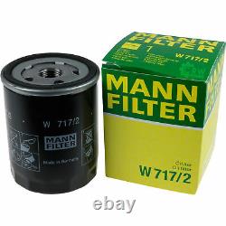 10x Filtre À Huile Mann-filter Ölfilter Oelfilter W 717/2 Filtre À Huile