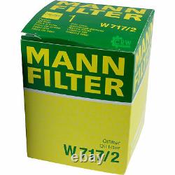 10x Filtre À Huile Mann-filter Ölfilter Oelfilter W 717/2 Filtre À Huile