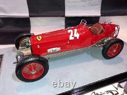 118 Tecnomodels Tec18266c Nuvolari Alfa Romeo P3 Type De Boîte #24 Italien Gp 1932