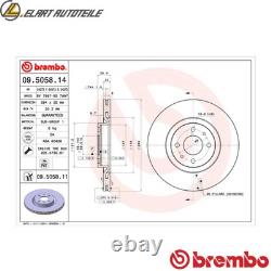 2 DISQUES DE FREIN 09.5058.11 POUR FIAT MULTIPLA/VAN PUNTO COUPE TIPO ALFA ROMEO