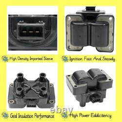 2 bobines d'allumage + bougies pour Fiat Lancia Alfa Romeo Citroën Ferrari Fso Sw 597053