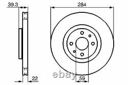 2x Disque de frein pour LANCIA FIAT ALFA ROMEO MULTIPALA, DEDRA, PUNTO, COUPE, TIPO