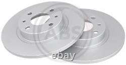 2x Disque de frein pour LANCIA FIAT CHRYSLER ALFA ROMEO TIPO, 500 C, BRAVA, MAREA, PANDA