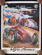 Affiche Des Courses Historiques De Monterey De 1985 : Fangio Alfa Romeo 158/159 P2 Tipo A