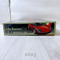 Alfa-Romeo 1/16 Modèle en Plastique Vintage Tipo 33 No. 10122-3800 MINT Modèle Fujimi