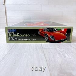 Alfa-Romeo 1/16 Modèle en Plastique Vintage Tipo 33 No. 10122-3800 MINT Modèle Fujimi