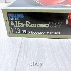 Alfa-Romeo 1/16 Modèle en Plastique Vintage Tipo 33 No. 10122-3800 MINT Modèle Fujimi