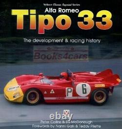 Alfa Romeo Book 33 Racing Tipo Lemans Collins Mcdonough