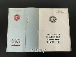 Alfa Romeo Motori D'aviazione Tipo D Brochure 1932