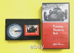 Alfa Romeo – Peinture rouge Monterey – 1985 – Bobine de courses historiques – Cassette vidéo d’usine