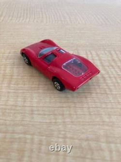 Alfa Romeo Tipo 33 1/43, voiture de sport miniature rouge en métal moulé sous pression, avec arrière ouvrant, fabriquée par Lintoi