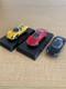 Alfa Romeo Tipo 33 1/64 Kyosho Lot De 3, Mod&egrave;le R&eacute;duit En M&eacute;tal, Voiture De Course Classique