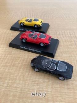 Alfa Romeo Tipo 33 1/64 Kyosho lot de 3, modèle réduit en métal, voiture de course classique